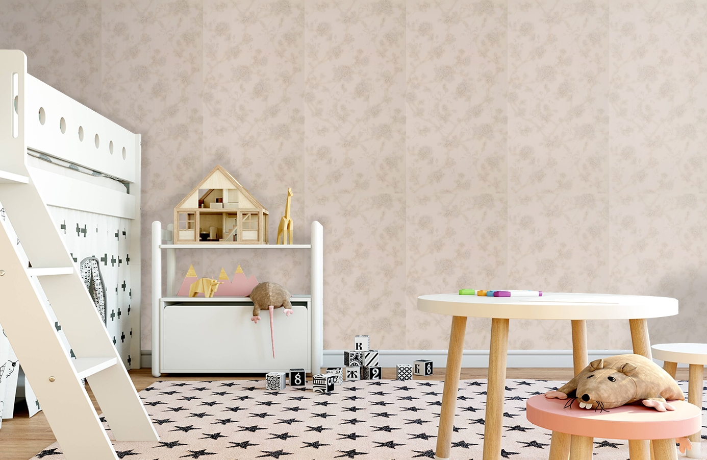 Обои 218253 фото в интерьере детская