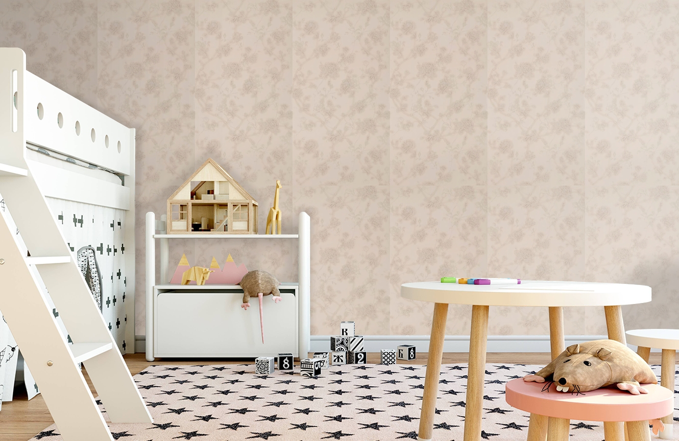 Обои 218254 фото в интерьере детская