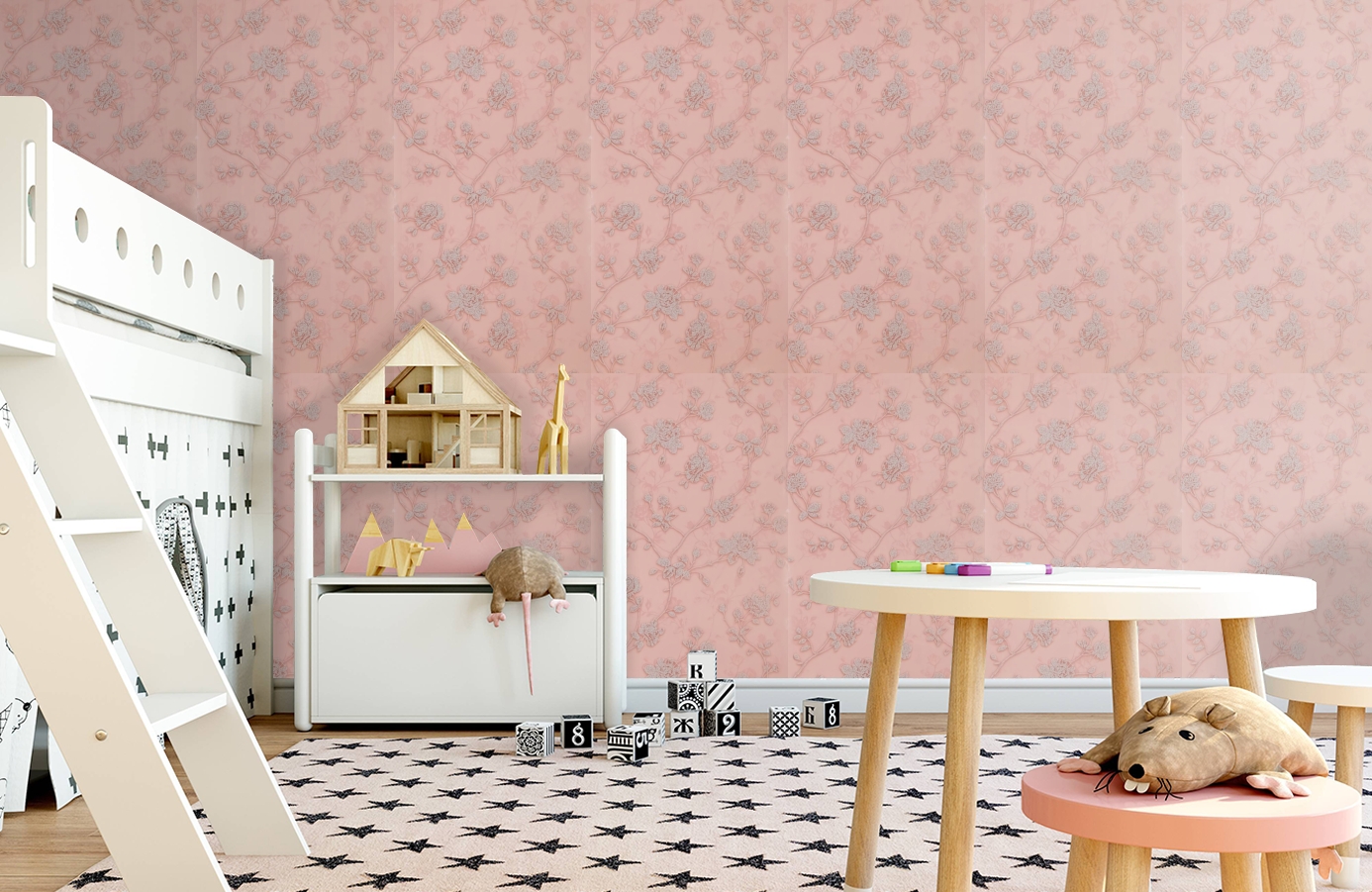 Обои 218255 фото в интерьере детская