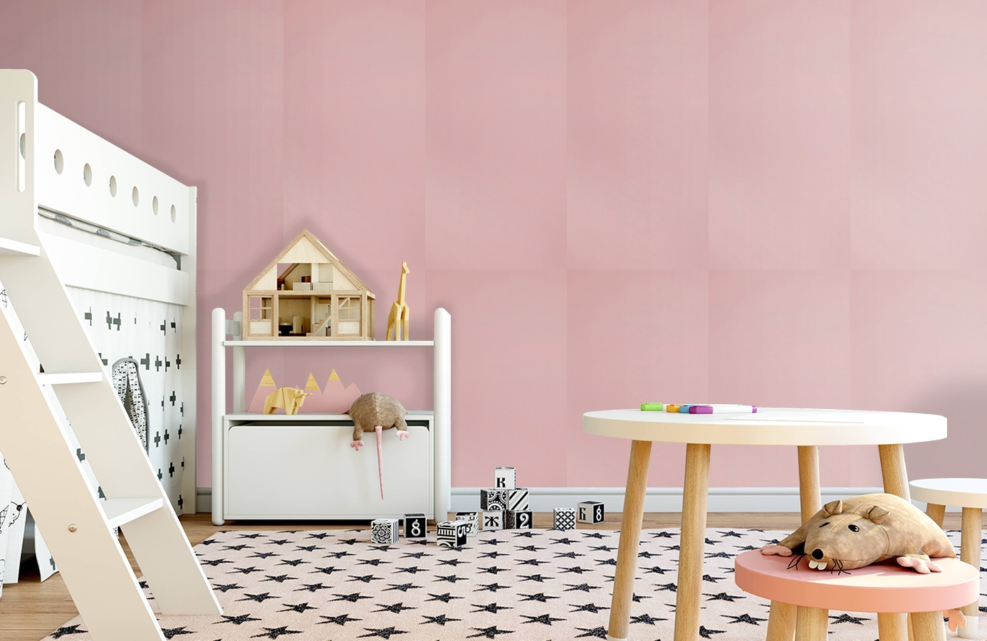 Обои 218275 фото в интерьере детская