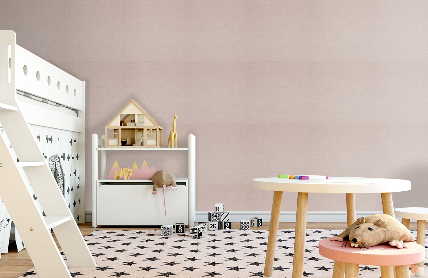 Обои 218905 фото в интерьере детская