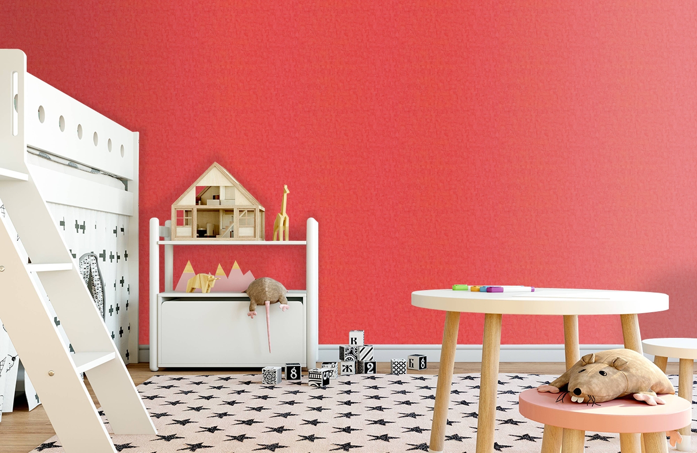 Обои 220070 фото в интерьере детская