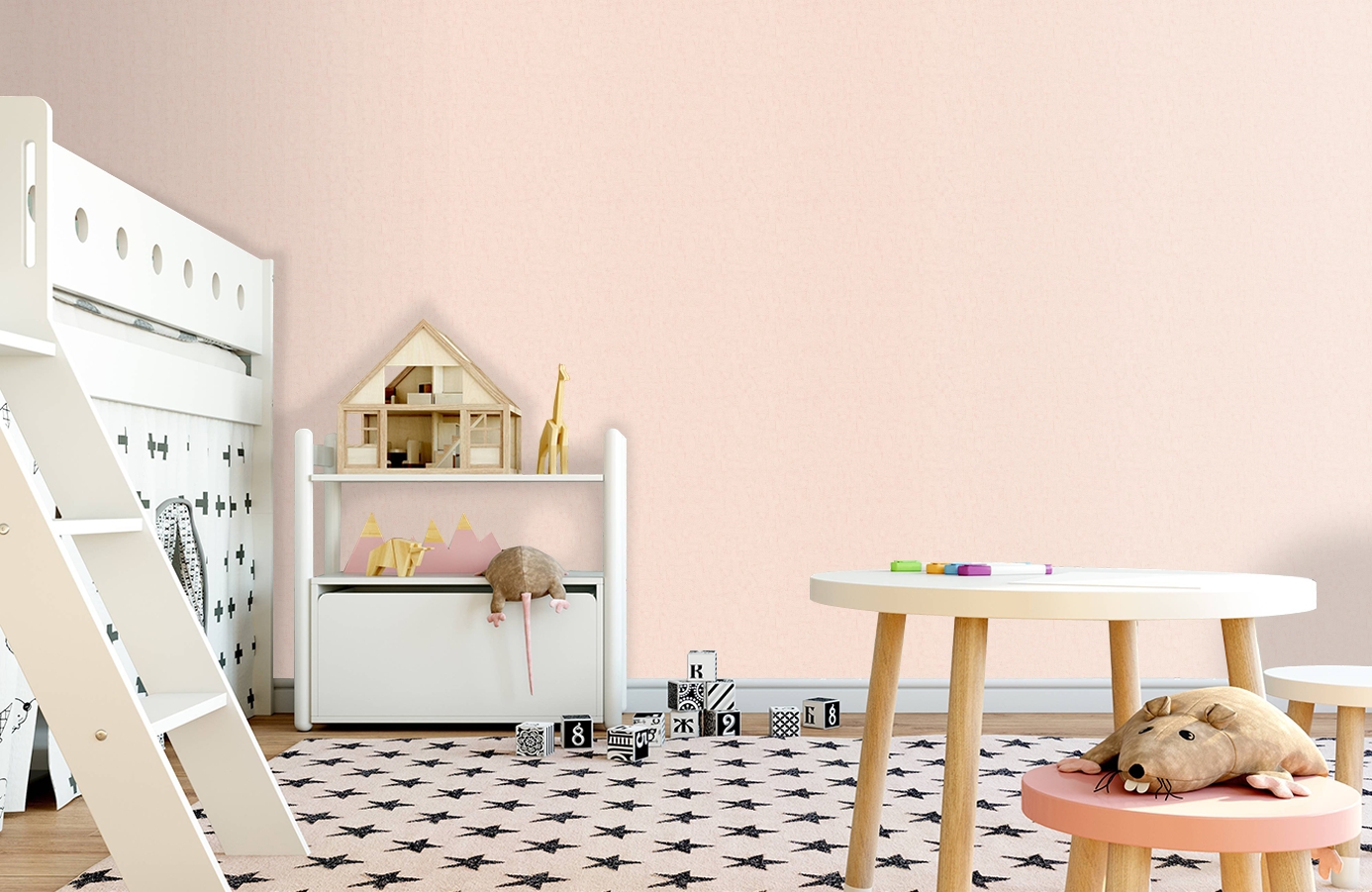 Обои 220074 фото в интерьере детская Обои 220074 фото в интерьере детская