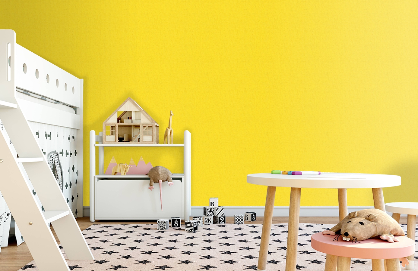 Обои 220077 фото в интерьере детская