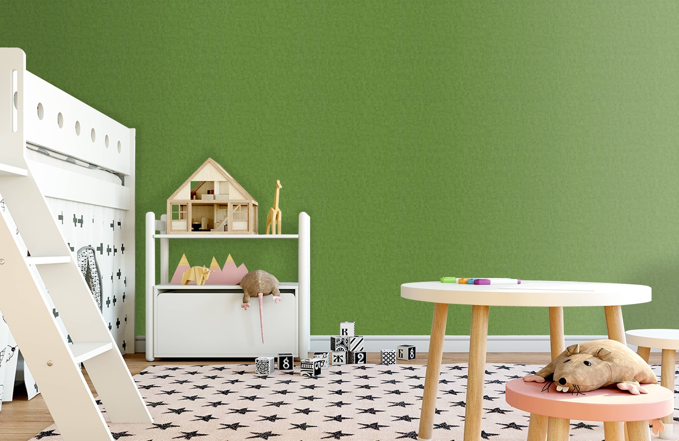 Обои 220079 фото в интерьере детская Обои 220079 фото в интерьере детская