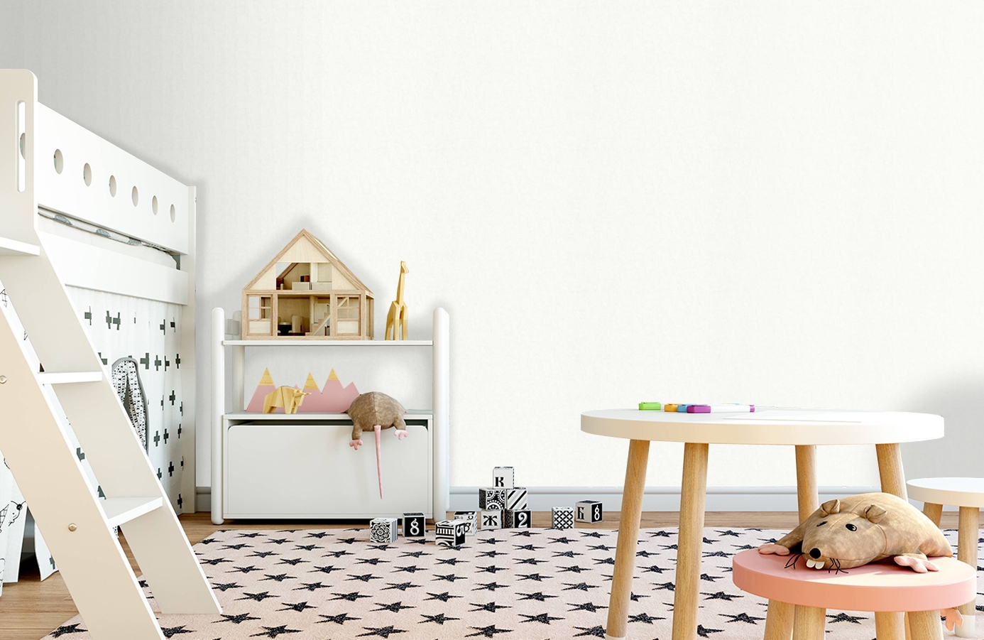 Обои 220083 фото в интерьере детская