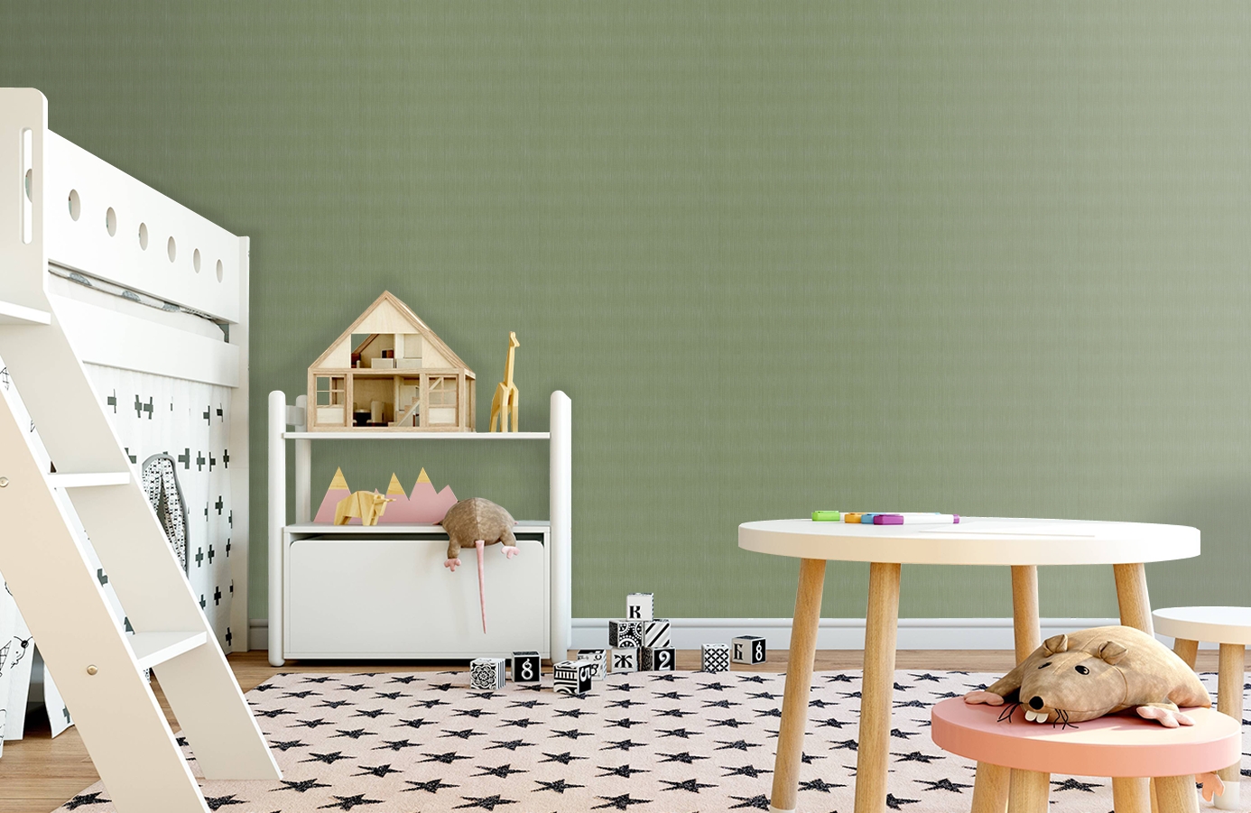Обои 220420 фото в интерьере детская Обои 220420 фото в интерьере детская