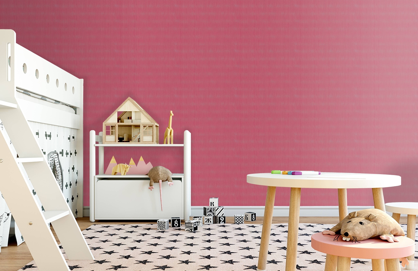 Обои 220423 фото в интерьере детская Обои 220423 фото в интерьере детская