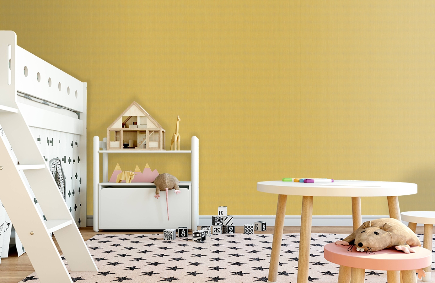 Обои 220426 фото в интерьере детская Обои 220426 фото в интерьере детская