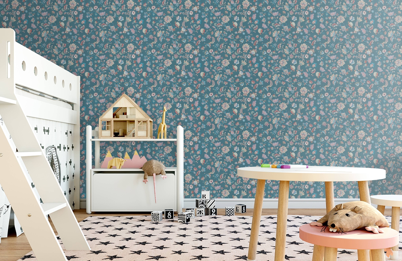 Обои 220473 фото в интерьере детская