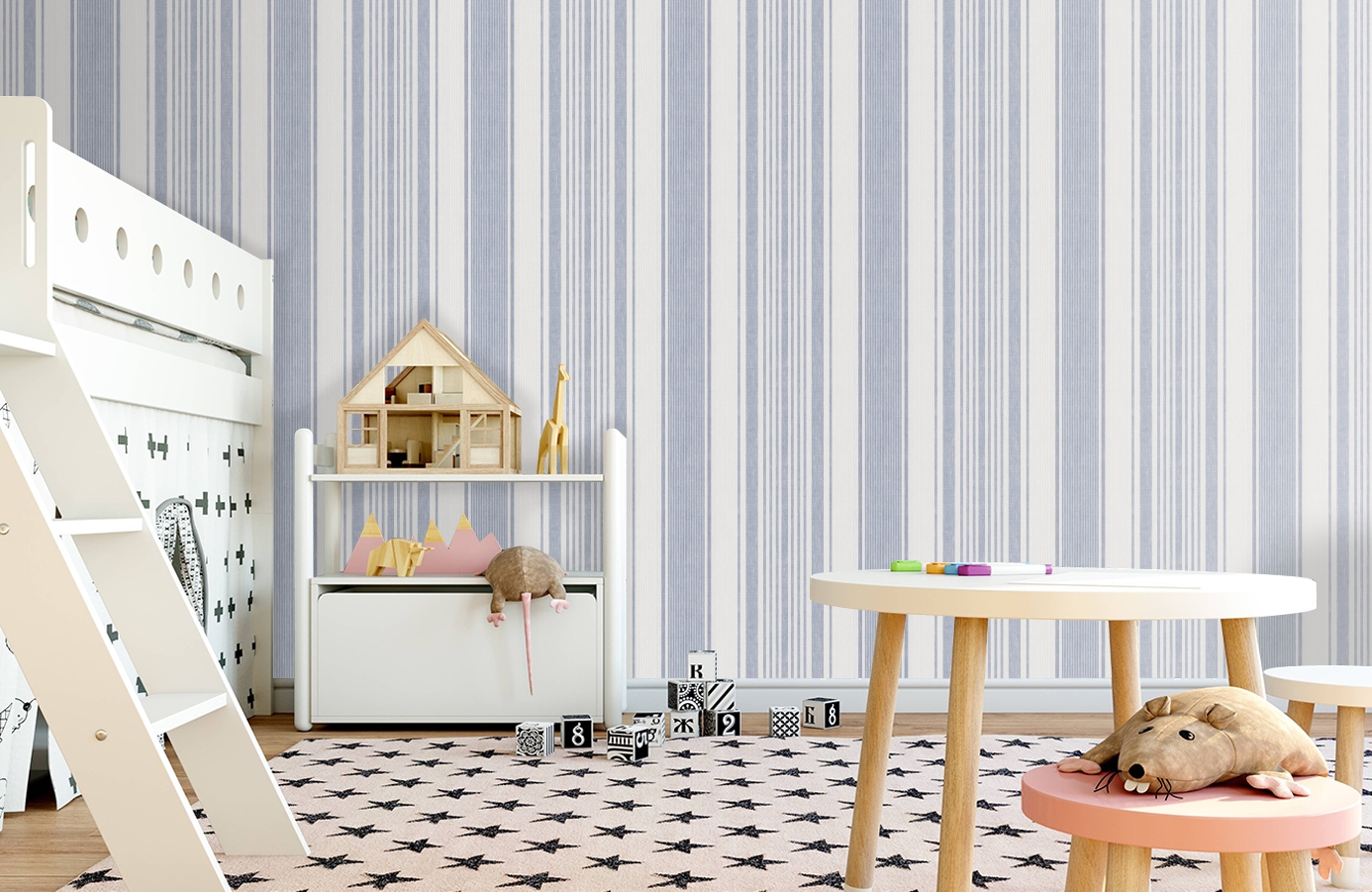 Обои 3007 фото в интерьере детская