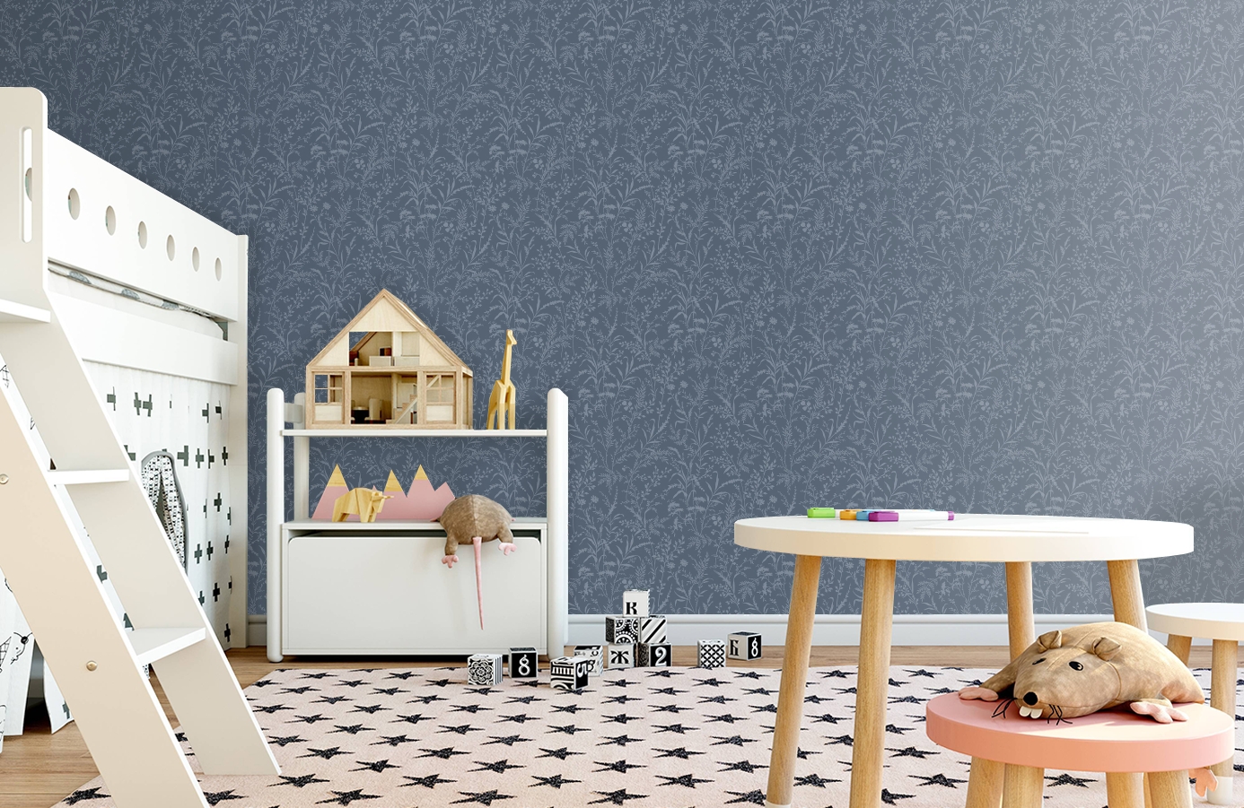 Обои 38616 фото в интерьере детская