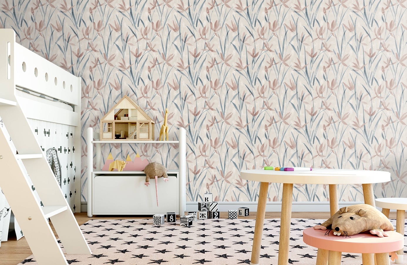 Обои 38624 фото в интерьере детская