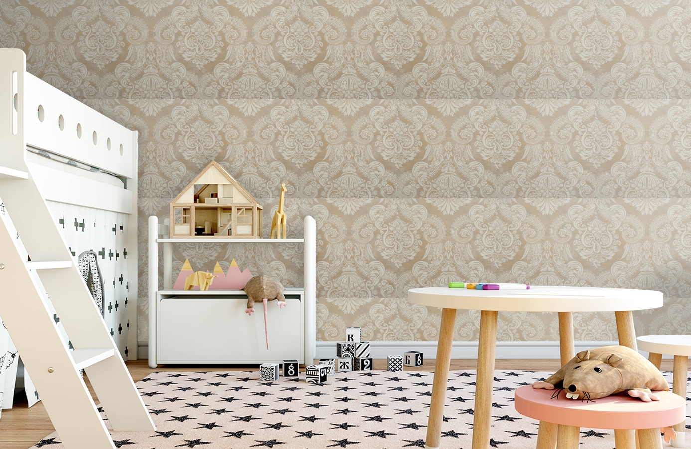 Обои 48821 фото в интерьере детская