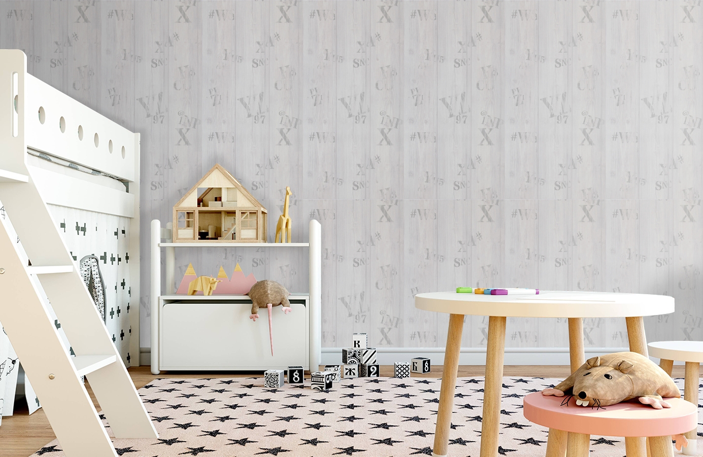 Обои 49743 фото в интерьере детская