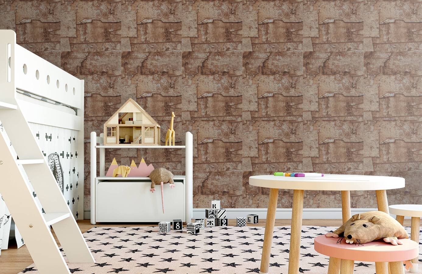 Обои 49760 фото в интерьере детская