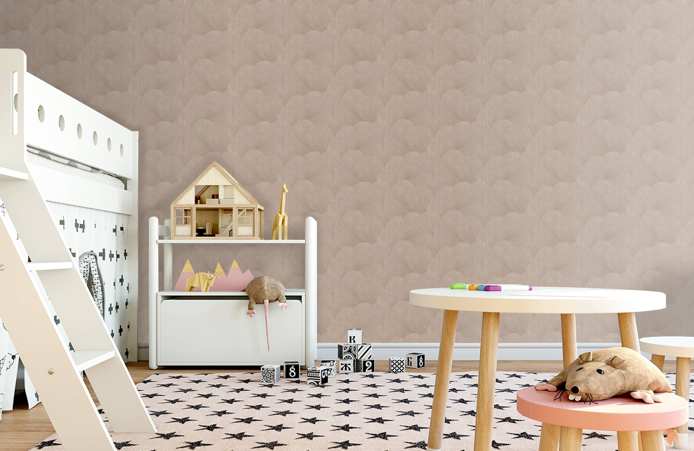 Обои 7261 фото в интерьере детская