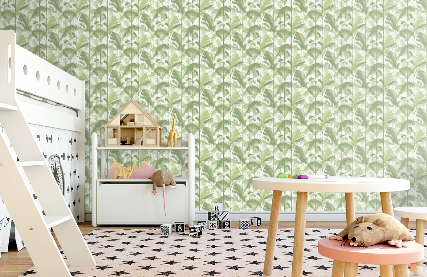 Обои 95/1001 фото в интерьере детская