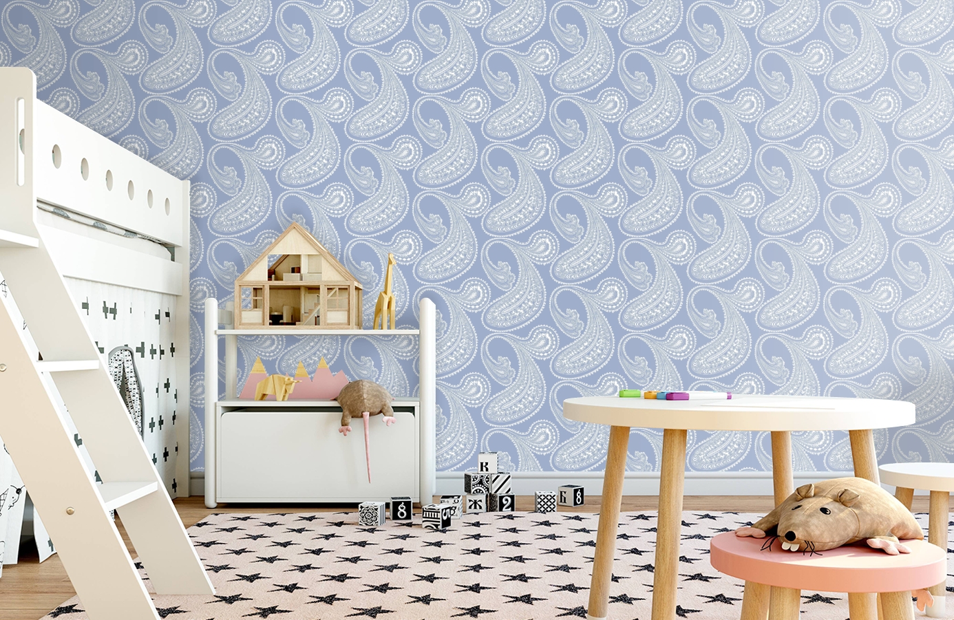 Обои 95/2014 фото в интерьере детская