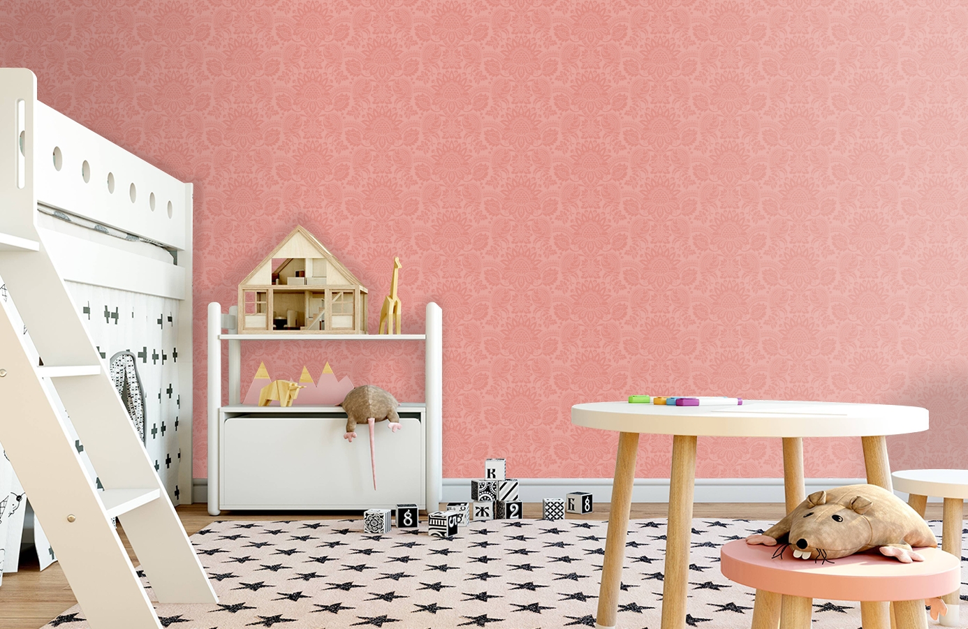 Обои 98/2011 фото в интерьере детская
