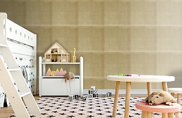 Обои Brushed 94-Gold фото в интерьере детская превью