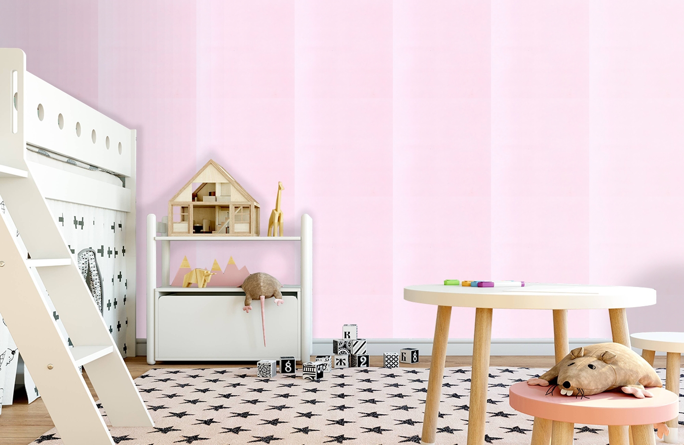 Обои MLW29694204 фото в интерьере детская