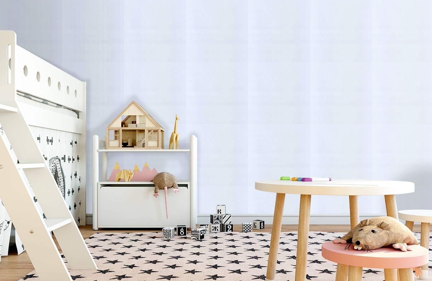 Обои MLW29696111 фото в интерьере детская