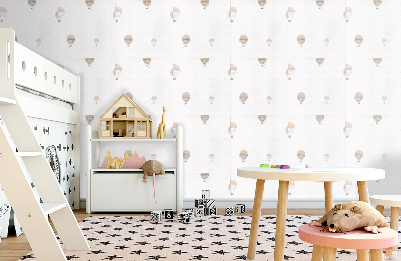 Обои MLW29771317 фото в интерьере детская