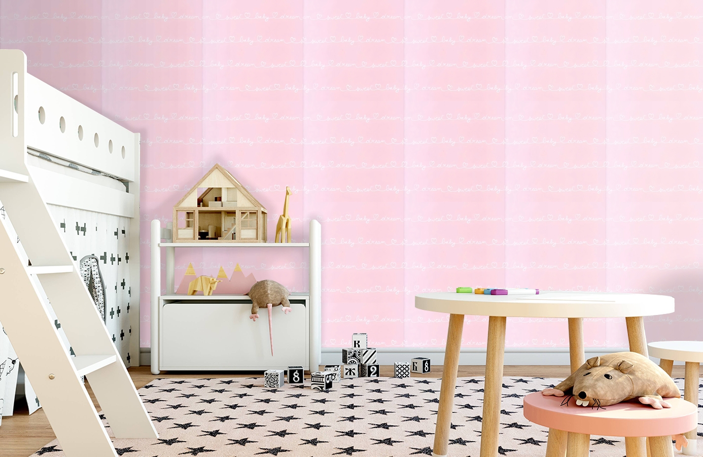 Обои MLW29864114 фото в интерьере детская