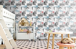 Обои WU20656 фото в интерьере детская превью