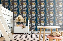 Обои WU20660 фото в интерьере детская превью