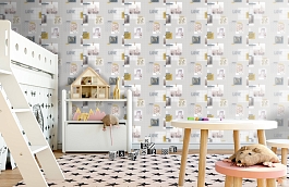 Обои WU20676 фото в интерьере детская превью