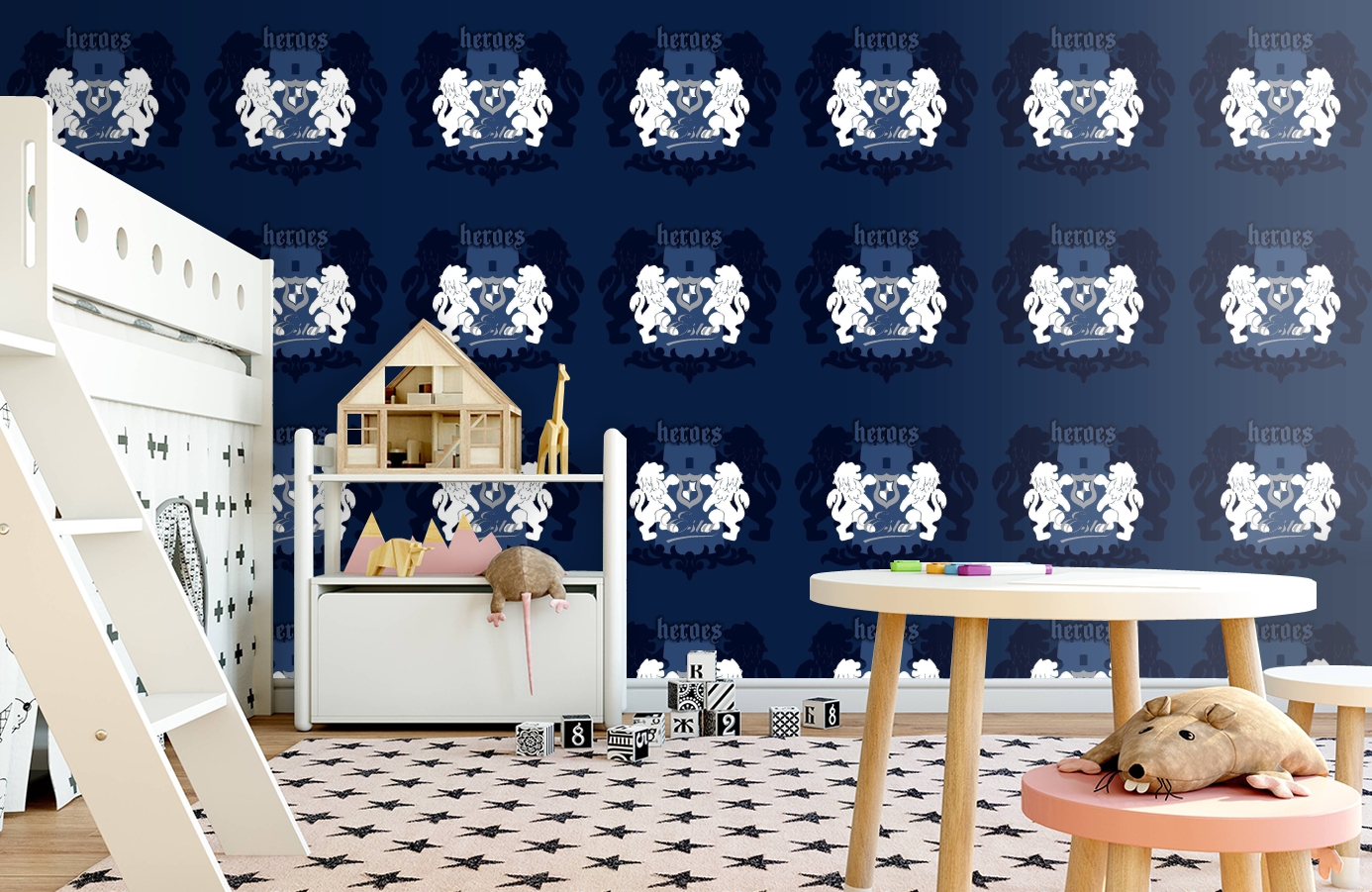 Обои 114921 фото в интерьере детская