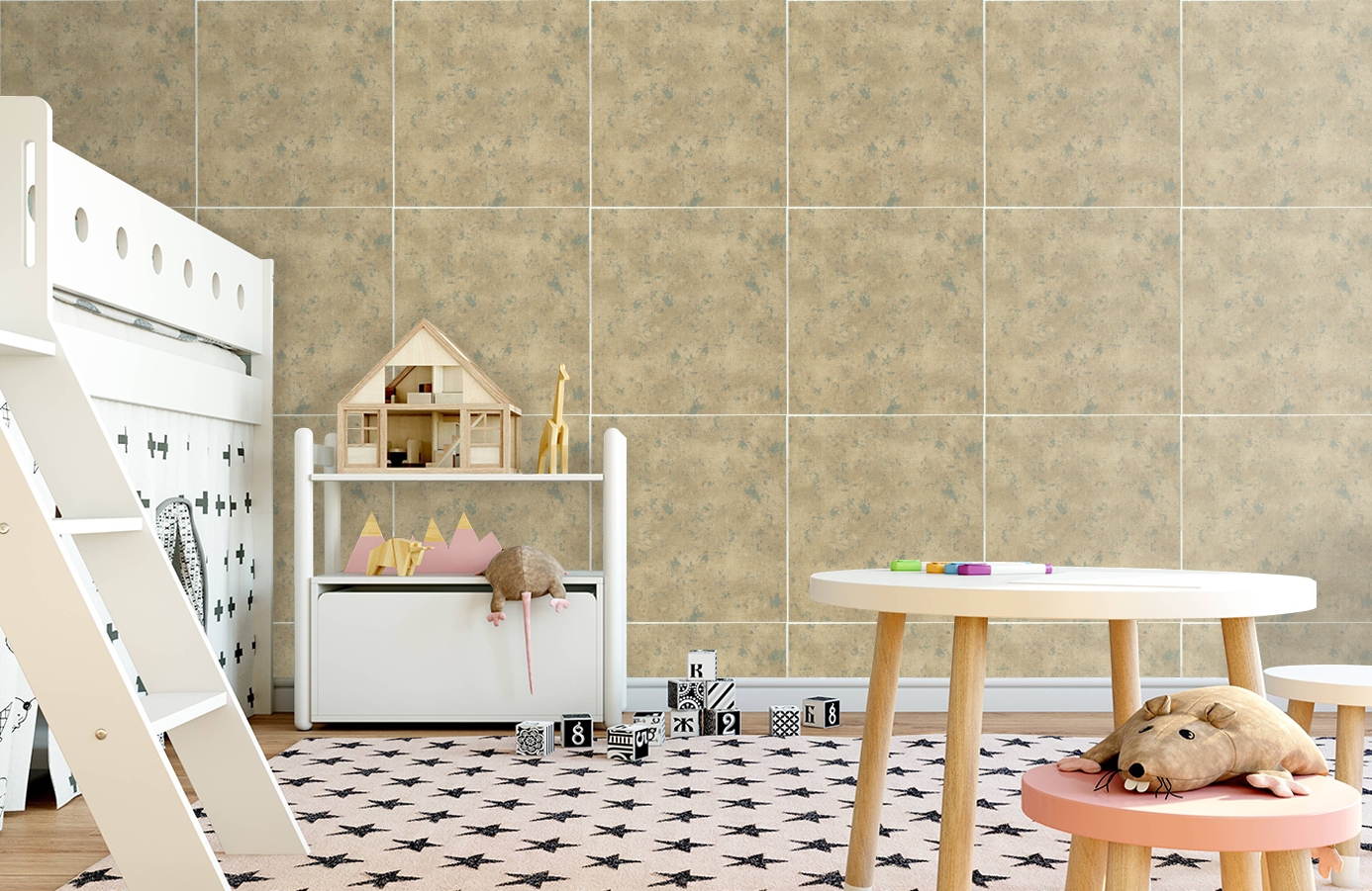 Обои FD812103 фото в интерьере детская