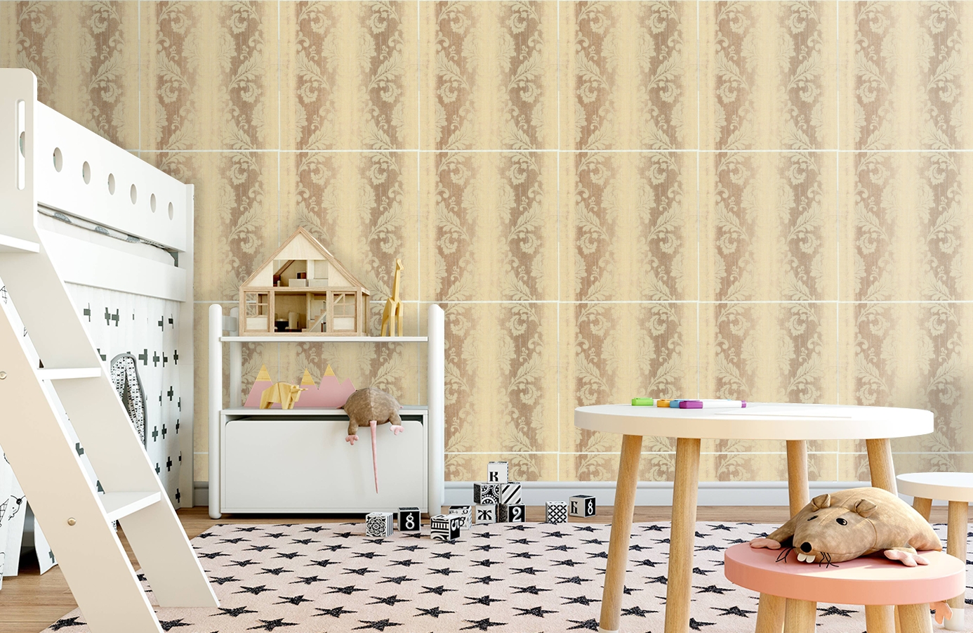 Обои FD812404 фото в интерьере детская