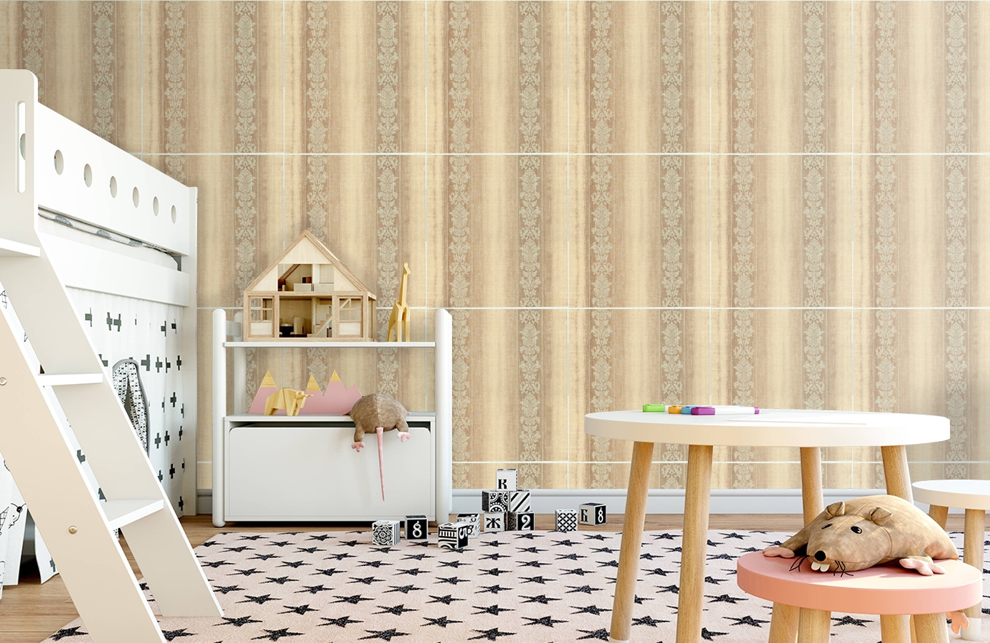 Обои FD812504 фото в интерьере детская