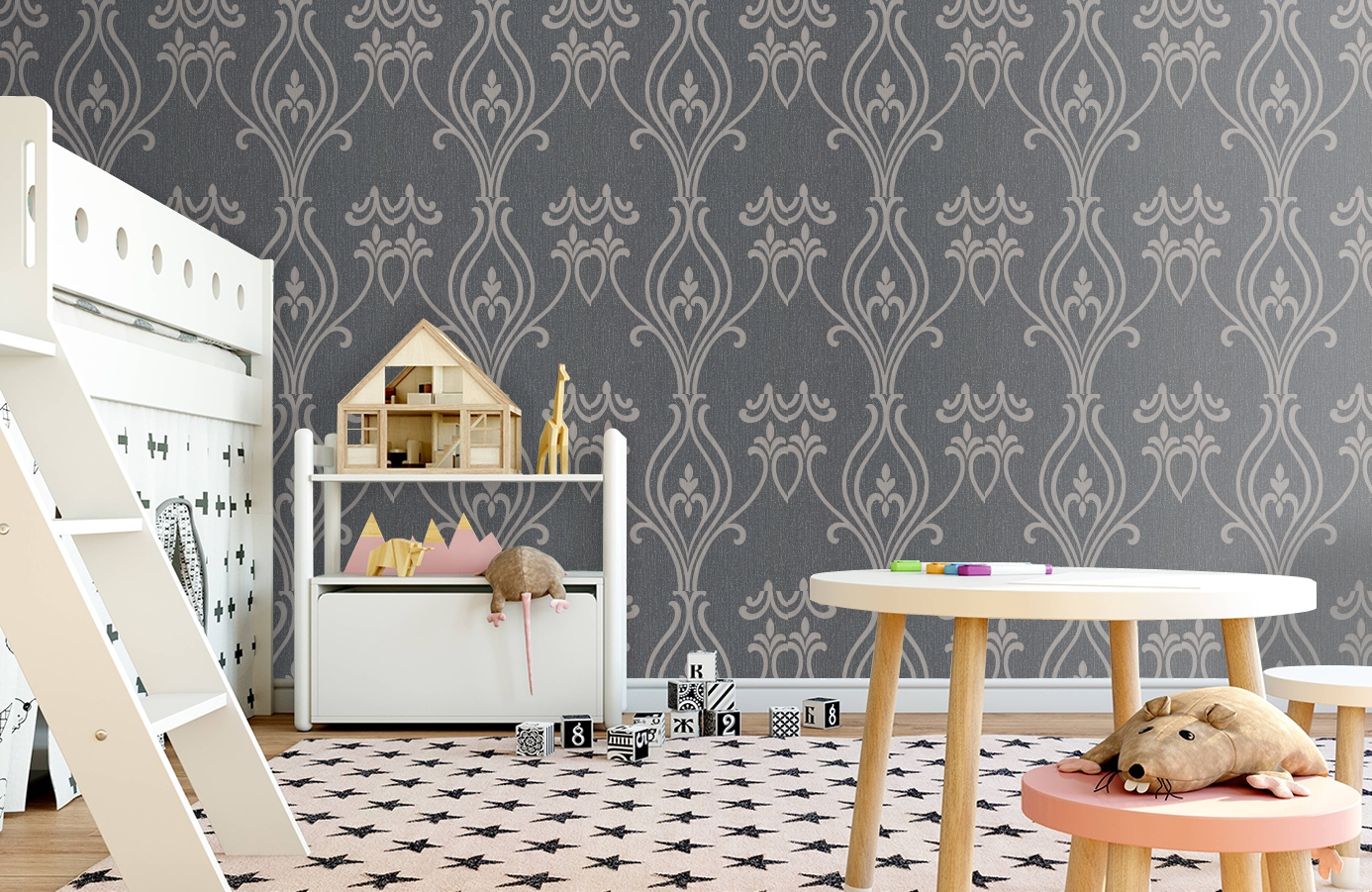 Обои DL20923 фото в интерьере детская Обои DL20923 фото в интерьере детская