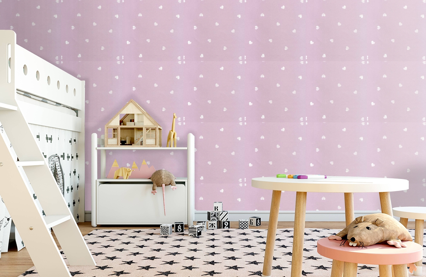 Обои DL21118 фото в интерьере детская Обои DL21118 фото в интерьере детская