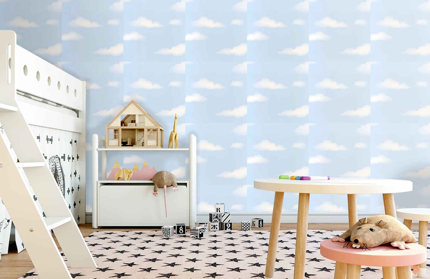 Обои DL21137 фото в интерьере детская
