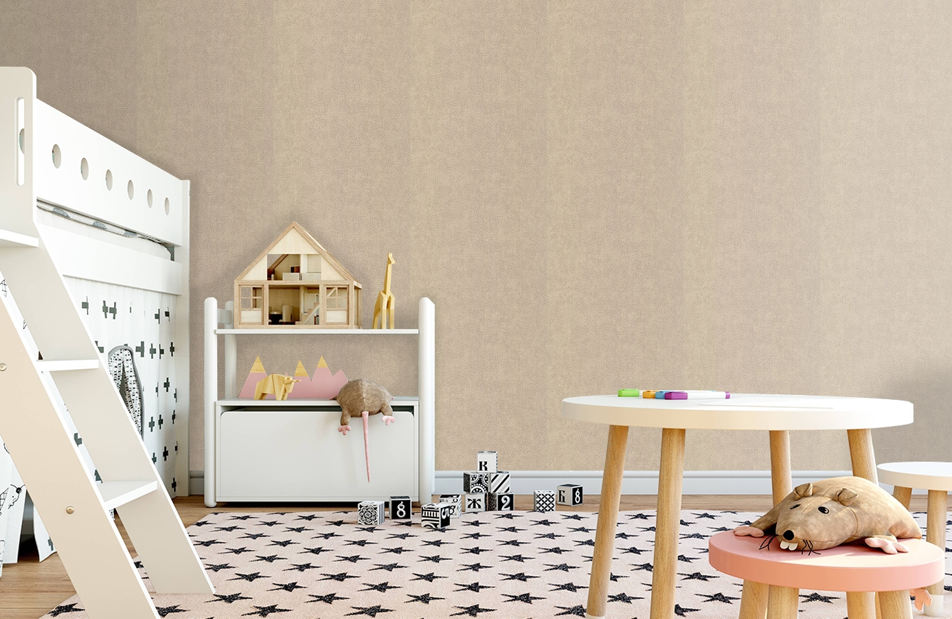 Обои DL23031 фото в интерьере детская