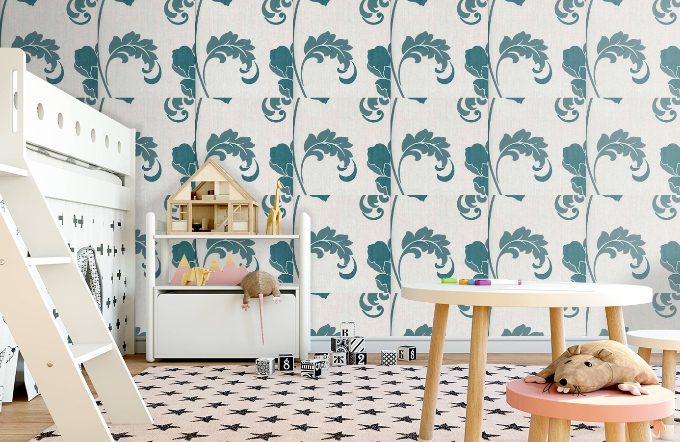 Обои FD20334 фото в интерьере детская Обои FD20334 фото в интерьере детская