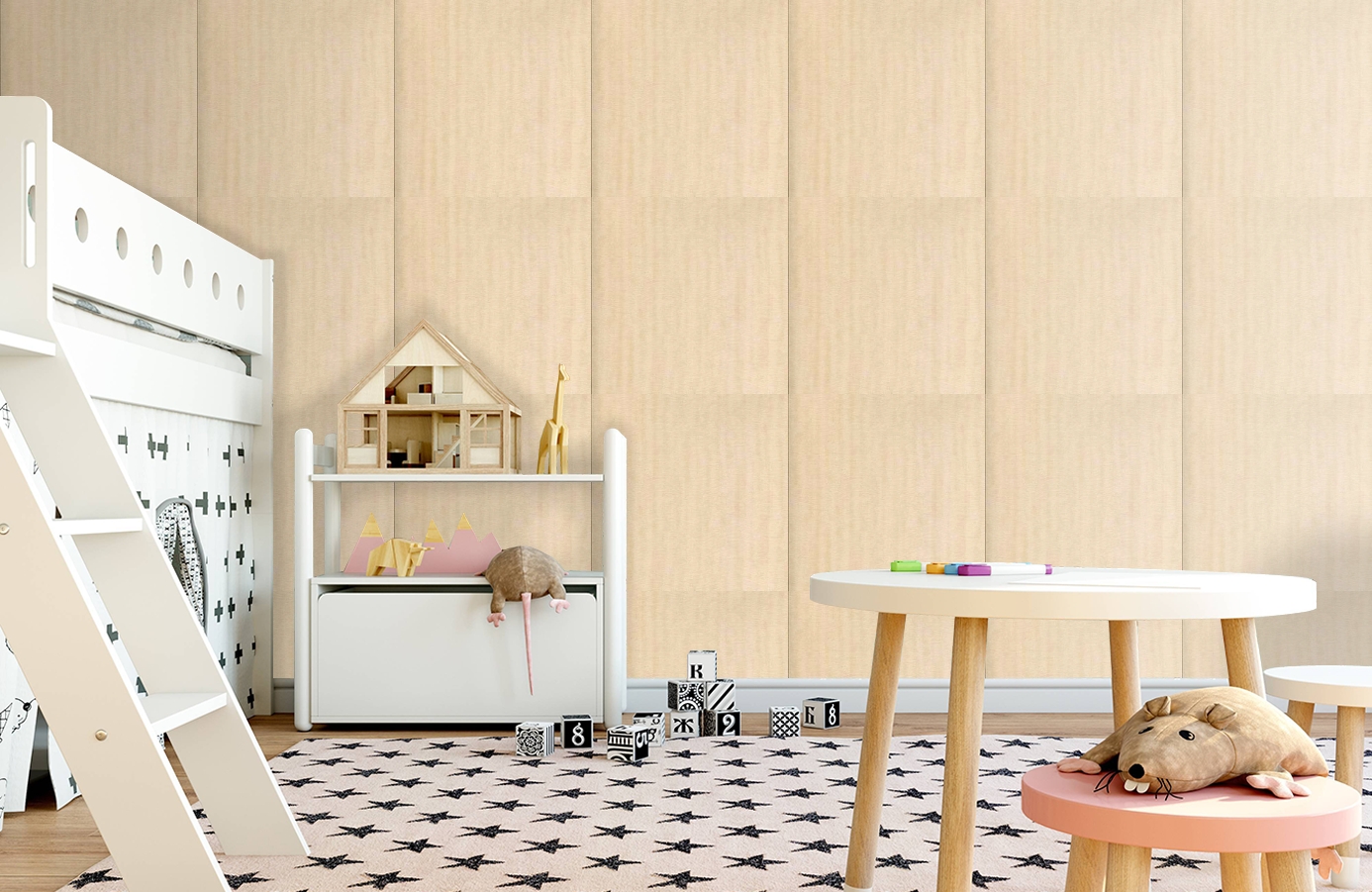 Обои FD20343 фото в интерьере детская