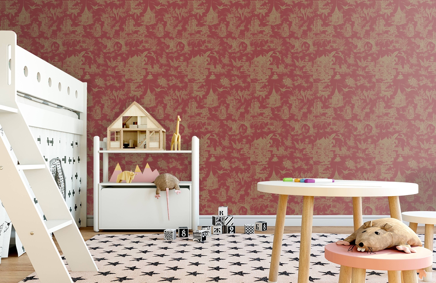 Обои FD21766 фото в интерьере детская