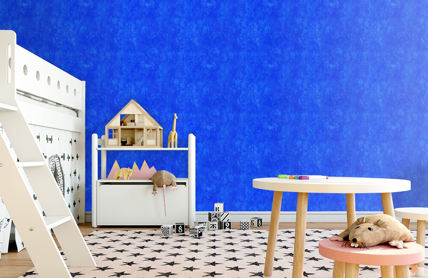 Обои 508-4 фото в интерьере детская