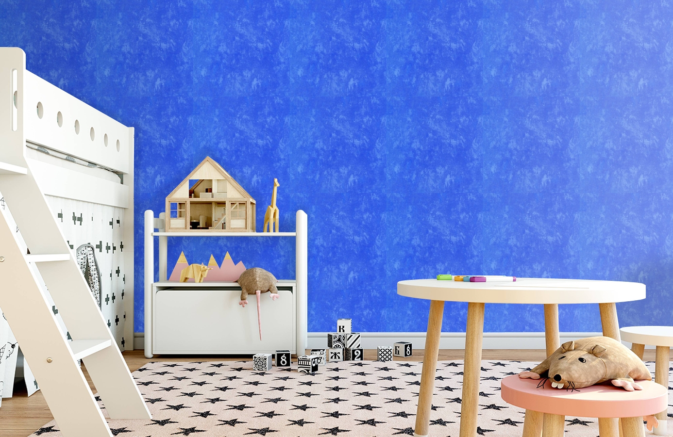 Обои 508-6 фото в интерьере детская
