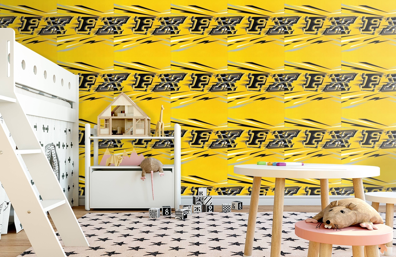 Обои 510-2 фото в интерьере детская Обои 510-2 фото в интерьере детская