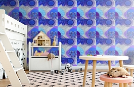 Обои 512-2 фото в интерьере детская превью