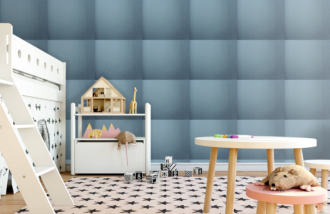 Обои 6520-7 фото в интерьере детская