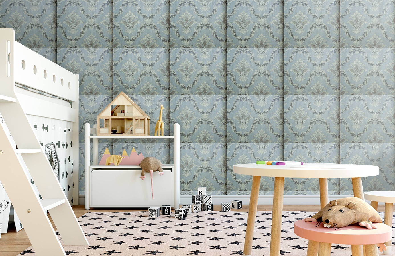 Обои 6560-5 фото в интерьере детская