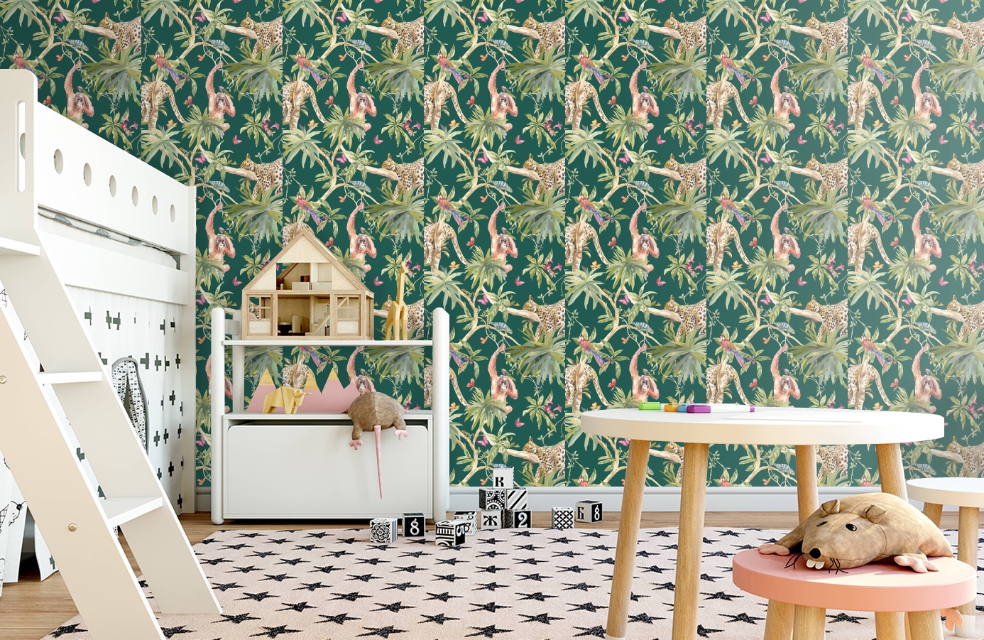 Обои 90563 фото в интерьере детская